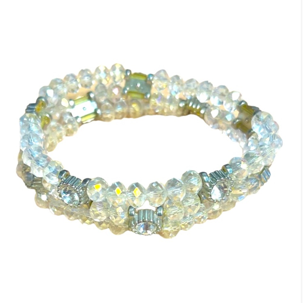 Faux Crystal Diamond Bracelet - Picture 7 of 11